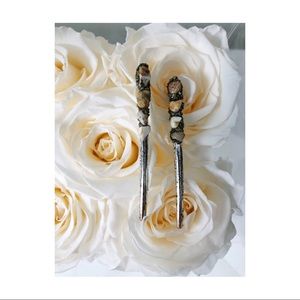 Unique pierced earrings from a boutique in nyc